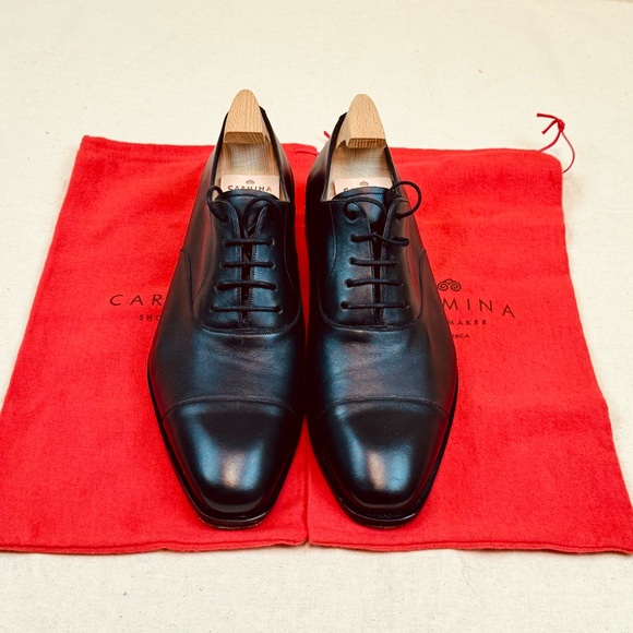 Carmina Other - CARMINA: Black Leather Men's Shoes, Oxford Captoe Size 8.5UK / 9.5 US ,worn once